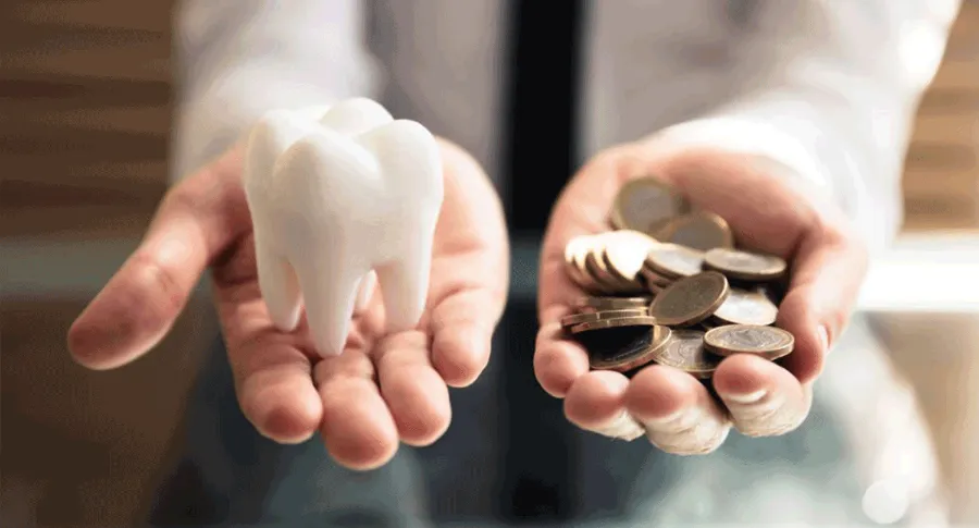 teeth and coins